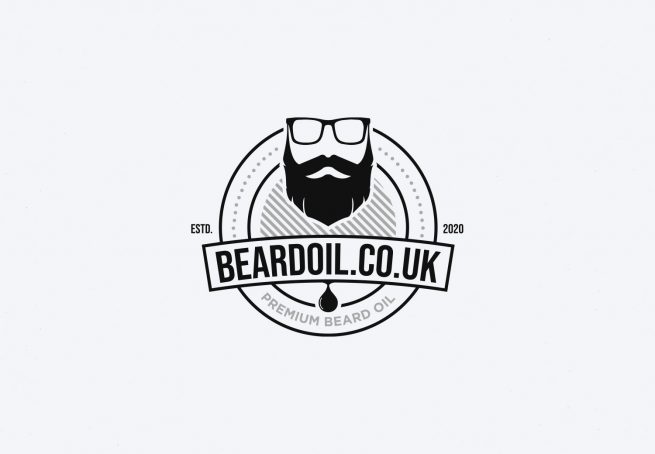 beardoil brand logo design logotipo dizainas